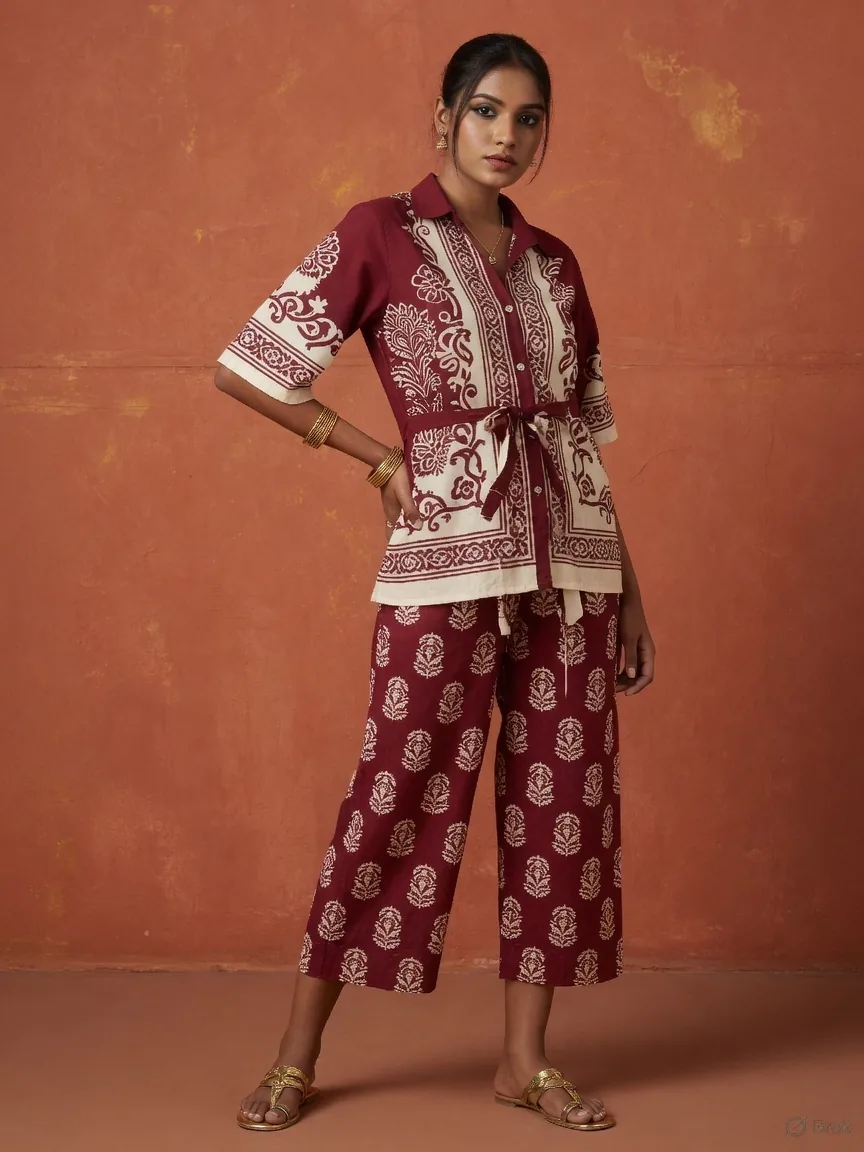 Maroon ivory